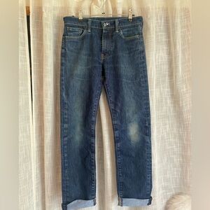 Levi’s 513 dark denim jeans